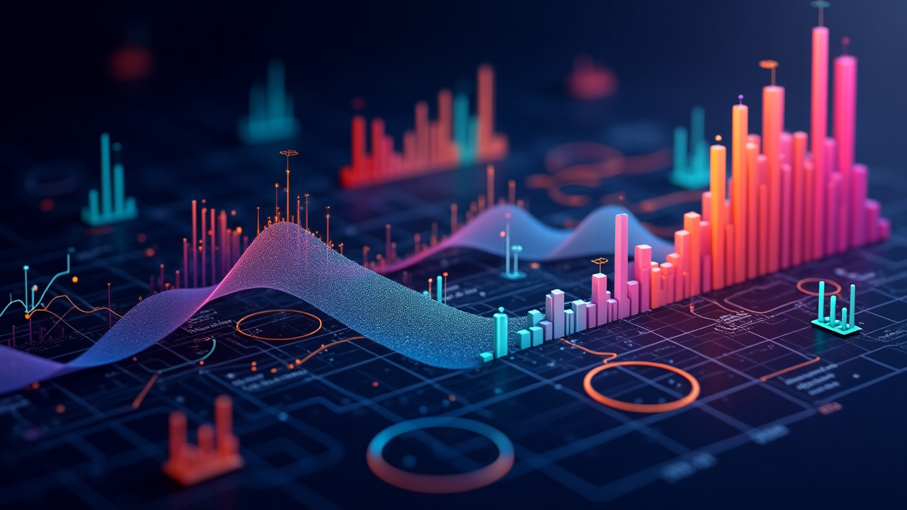 Visualizzazione dati con grafici colorati